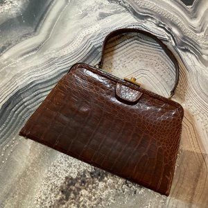 Vintage Kelly Alligator Handbag